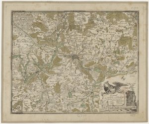 Region nær Berlin og Potsdam (kol.) - Oesfeld 1778 af Carl Ludwig von Oesfeld