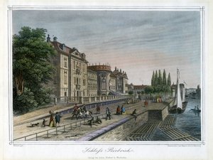 Biebrich Palace, Wiesbaden, Tyskland, c1820