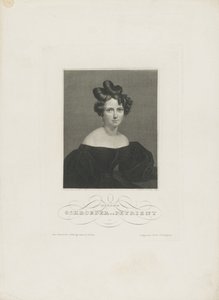 Portræt af operasangeren Wilhelmine Schröder-Devrient 1804-1860, ca. 1840.