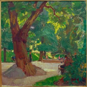 Heiligenstädter Park (Beethoven Park) af Carl Moll