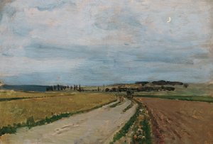 Stemningsstudieaften, Michelhausen (Plankenberg) af Carl Moll