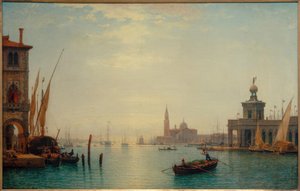 Venedig, Canal Grande, udsigt over S.Giorgio... / C.Morgenstern af Carl Morgenstern