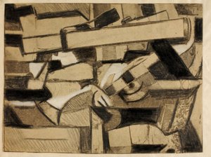 Abstrakt - Kvinde af Carl Newman