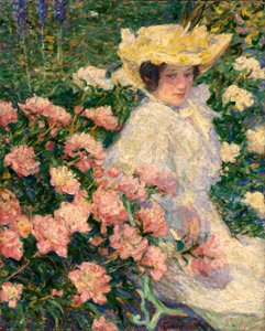 Portræt af kunstnerens hustru, Helene, 1896.