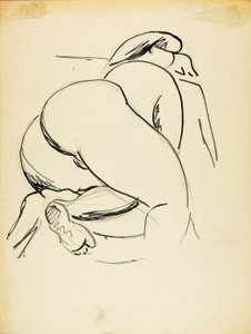 Liggende nøgen af Carl Newman