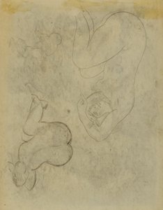To studier af kvindelige figurer af Carl Newman