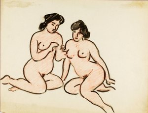 To kvindelige nøgenbilleder af Carl Newman