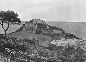 Mont Orgueil Slot, Jersey, c1896