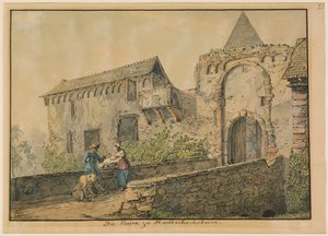 Tiefburgs ruiner i Handschuhsheim af Carl Philipp Fohr