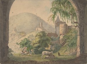 De fire slotte i Neckarsteinach, 1800-1818.