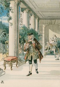 Frederik den Store (1712-1786) i Rheinberg af Carl Rohling
