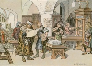 John Cicero gik til den første bogtrykker i Stendal i 1490 af Carl Rohling