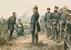 Wilhelm I, konge af Preussen og kejser af Tyskland (1797-1888), modtog Napoleon III