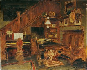 Kunstnerstudie i Venedig af Carl Schuch
