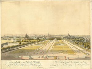 Wien fra Belvedere af Carl Schütz