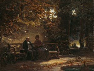 Hvilende spadserende af Carl Spitzweg