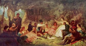 Picnic af Carl Spitzweg
