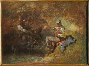 Fiskeren af Carl Spitzweg