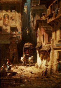 Die Post af Carl Spitzweg