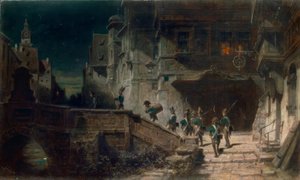 Scharwache af Carl Spitzweg