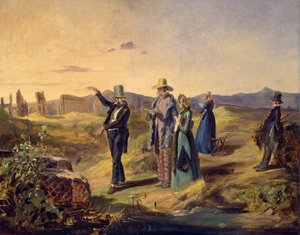 Englændere i Campagna af Carl Spitzweg