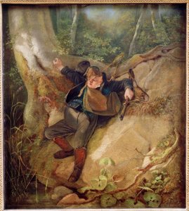 Jagtulykke af Carl Spitzweg