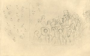 Kasperltheater II, midten af ​​slutningen af ​​det 19. århundrede, c1924. af Carl Spitzweg