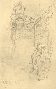 Malvolios Enkel, midten af slutningen af det 19. århundrede, c1924. af Carl Spitzweg