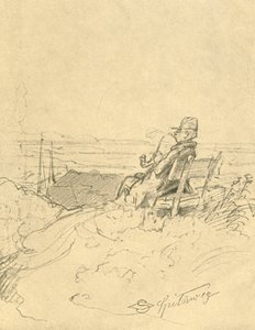 Efter arbejde er god hvile, midten af ​​slutningen af ​​det 19. århundrede, c1924. af Carl Spitzweg