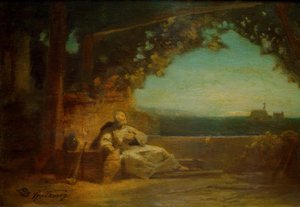 Ridder Toggenburg af Carl Spitzweg