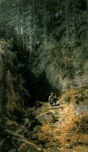Skolebørn i skoven af Carl Spitzweg