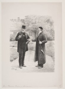 Præsten og skolelæreren af Carl Thomsen