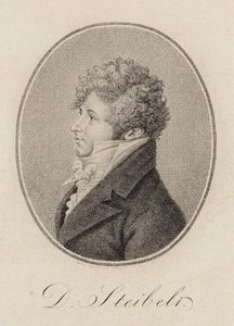 Portræt af pianist og komponist Daniel Steibelt 1765-1823, 1809.