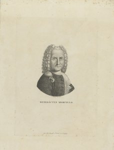 Portræt af komponisten Benedetto Marcello 1686-1739, ca. 1795.