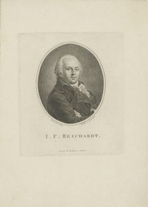 Portræt af komponisten Johann Friedrich Reichardt 1752-1814, 1814.