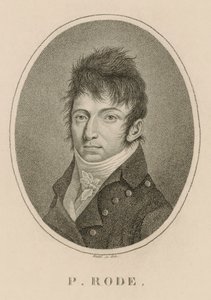 Portræt af komponisten Pierre Jacques Joseph Rode 1774-1830, 1813.