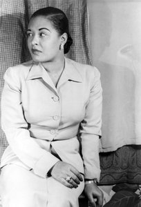 Billie Holiday (1915-1959) amerikansk jazzsangerinde 23. marts af Carl Van Vechten