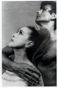 Martha Graham (1894-1991) og Bertram Ross (1920-2003) i 