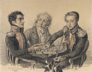 Grev Zakhar Semyonovich Herheulidze 1797-1856, baron Alexei Ivanovich Cherkasov 1799-1855. af Carl von Hampeln