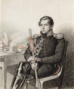 Portræt af grev Pyotr Petrovich Konovnitsyn 1803-1830, 1822-1823.