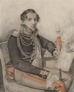 Portræt af grev Pyotr Petrovich Konovnitsyn 1803-1830, begyndelsen af 1820