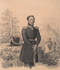 Portræt af Fjodor Alexandrovich Bekovich-Cherkassky 1791-1833, 1822.