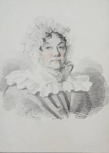 Portræt af Maria Ivanovna Rimskaya-Korsakova, født Naumova 1764-1832, 1820