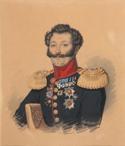 Portræt af prins Stepan Alexandrovich Khilkov 1785-1854, efter 1832.