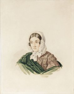 Portræt af Tatiana Petrovna Lvova 1789-1848, født Poltoratskaya, 1830