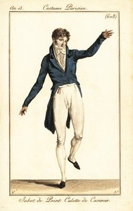 Dandy danser ved et bal, Paris