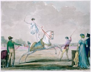 Øvelser af Cirkushesten, c1818-1836 af Carle Vernet