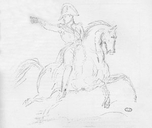 Napoleon til hest, c1700-tallet