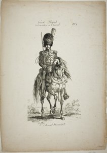 Royal Guard, Norman Mounted Grenadier and Horse, nr. 1 af Carle Vernet