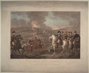 Slaget ved Borodino den 26. august 1812, 1825 af Carle Vernet